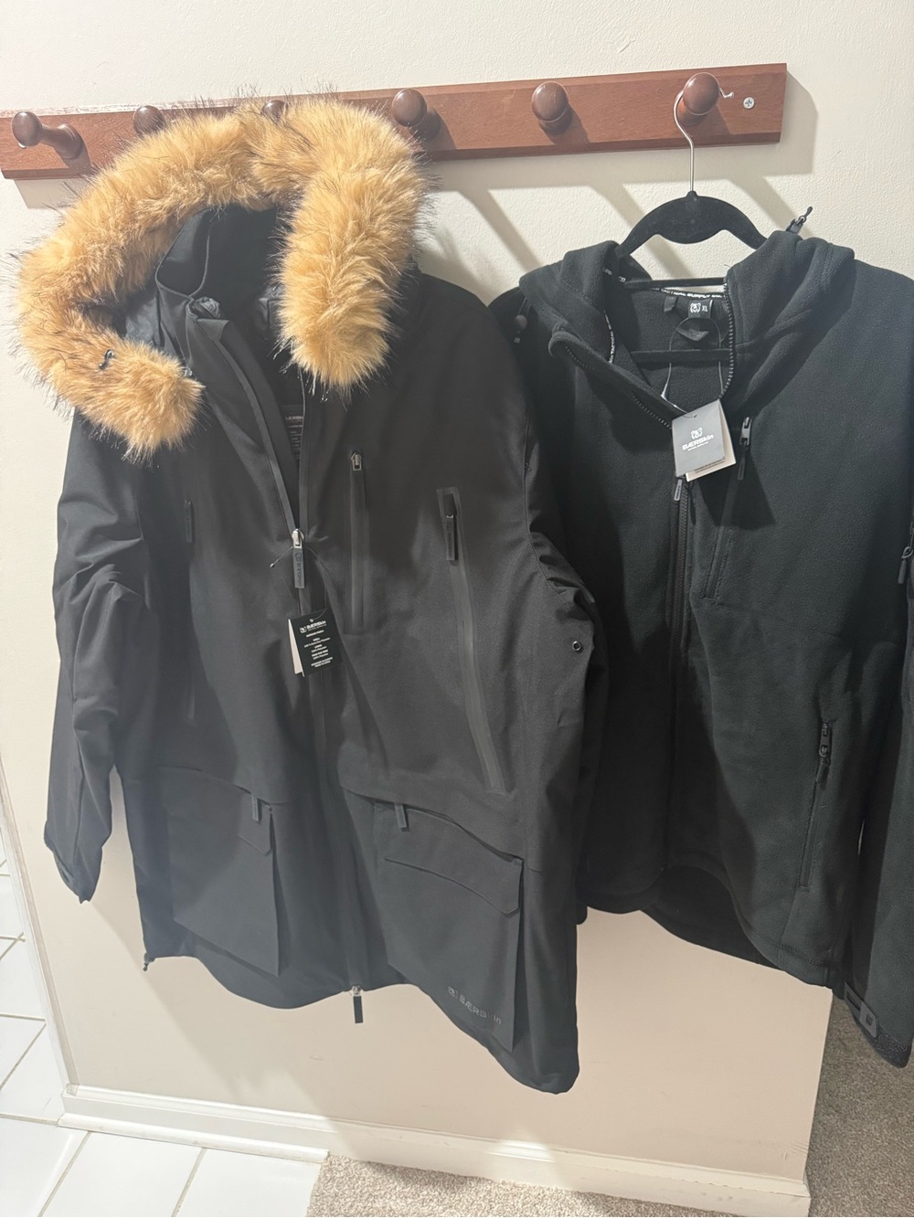 Baerskin tactical Parka and fleece black XL